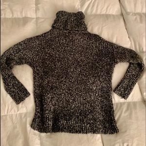 Bat wing turtle neck